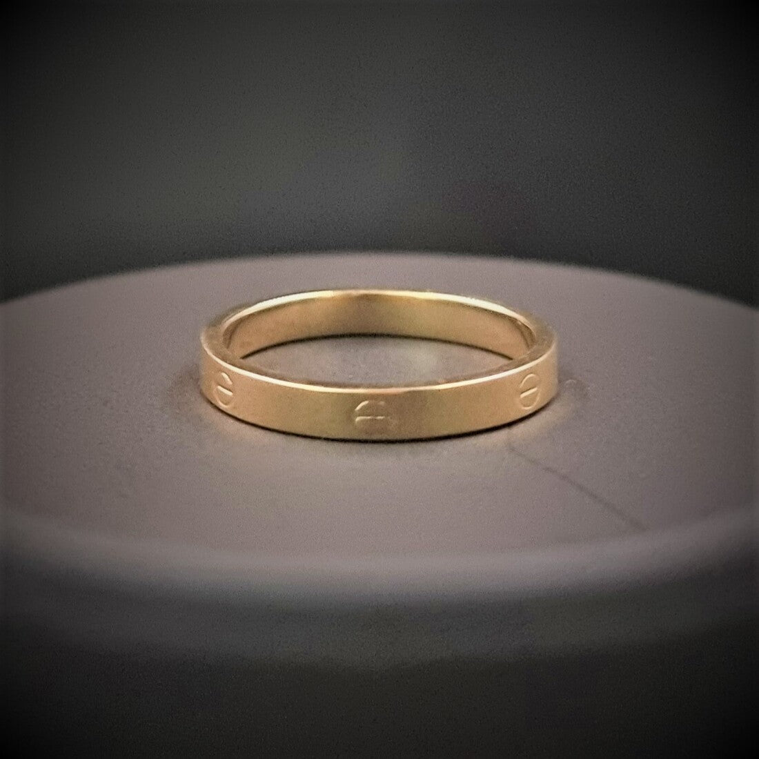 18K Pure Gold Elegant Design Ring