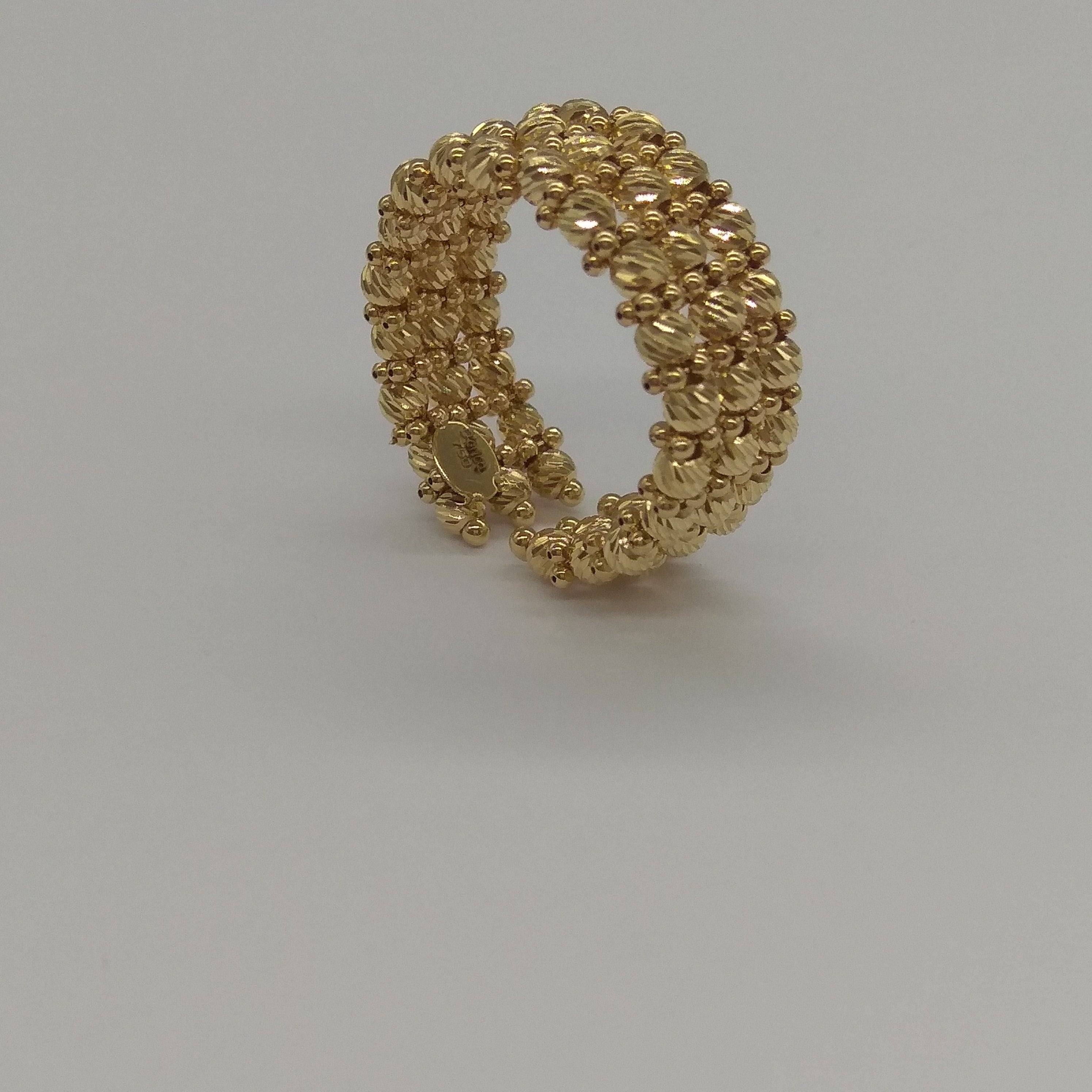 18K Pure Gold Seed Ring