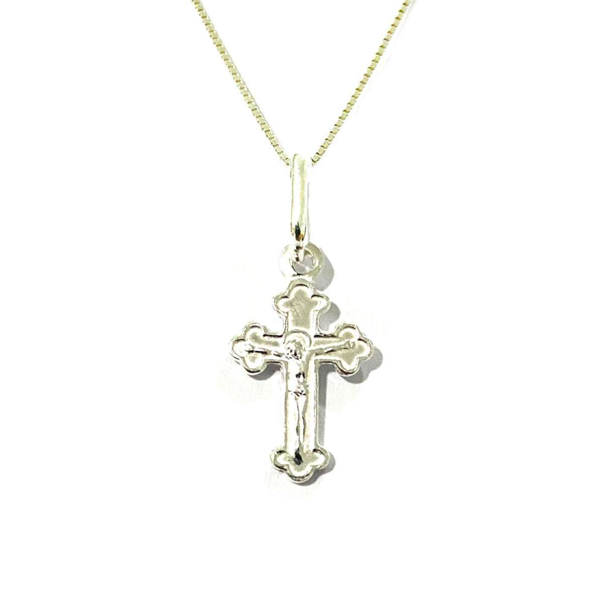 Real 925 Sterling Cross Necklace