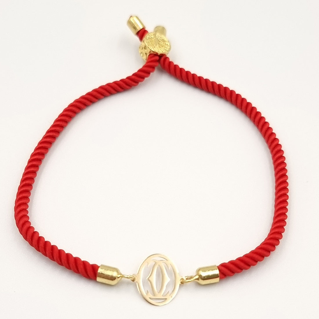 18K Pure Gold Thread Adjustable Bracelet