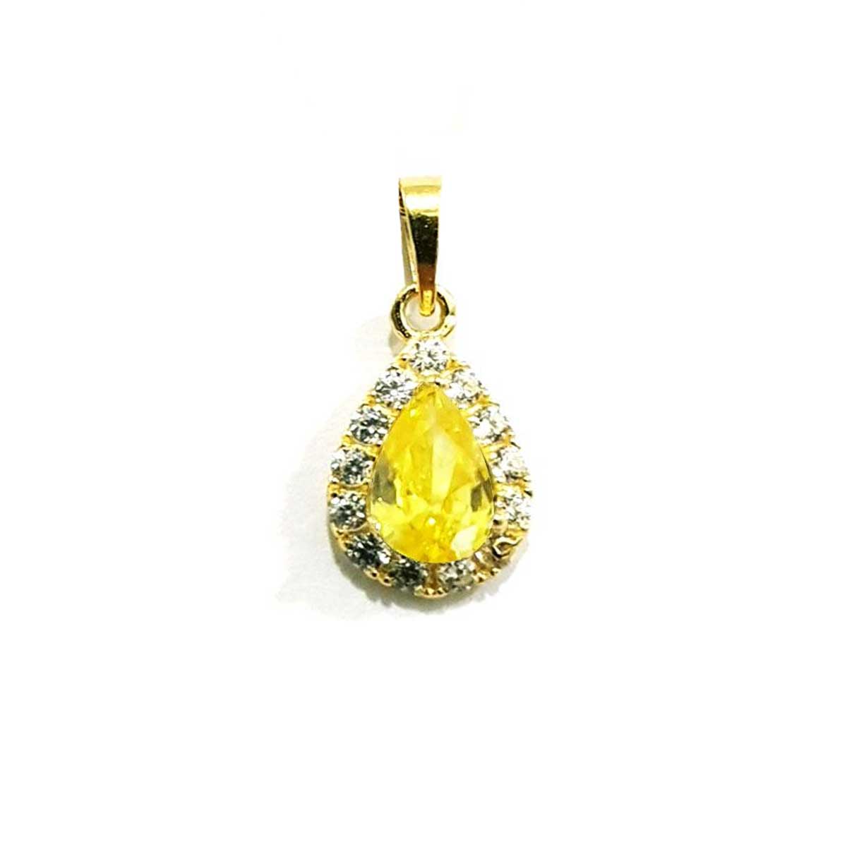 18K Pure Gold Birthstone (November) Necklace