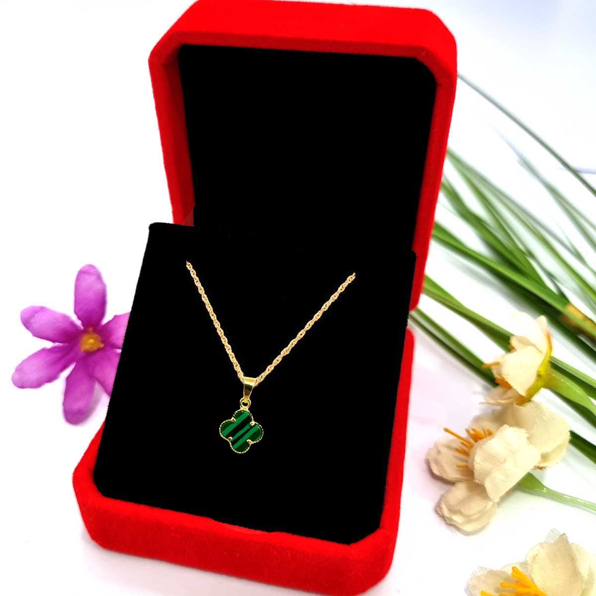 18K Pure Gold Elegant Necklace