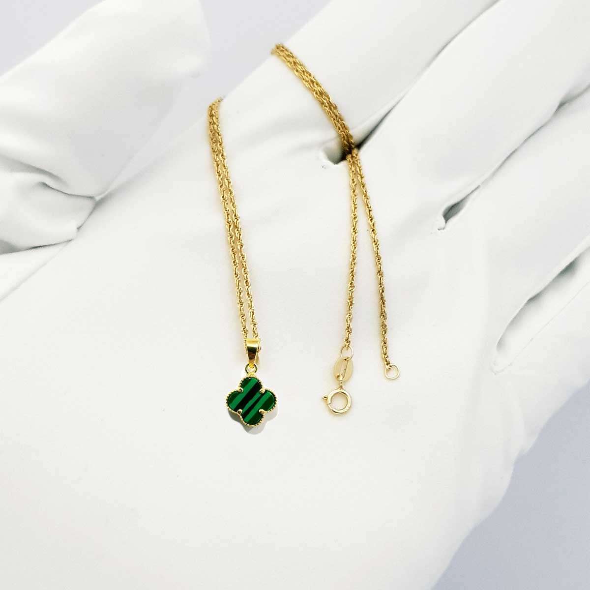 18K Pure Gold Elegant Necklace