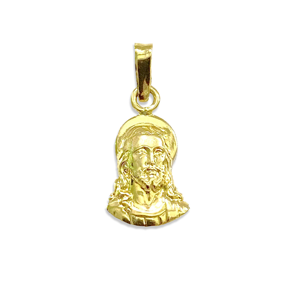 18K Pure Gold Jesus Design Necklace