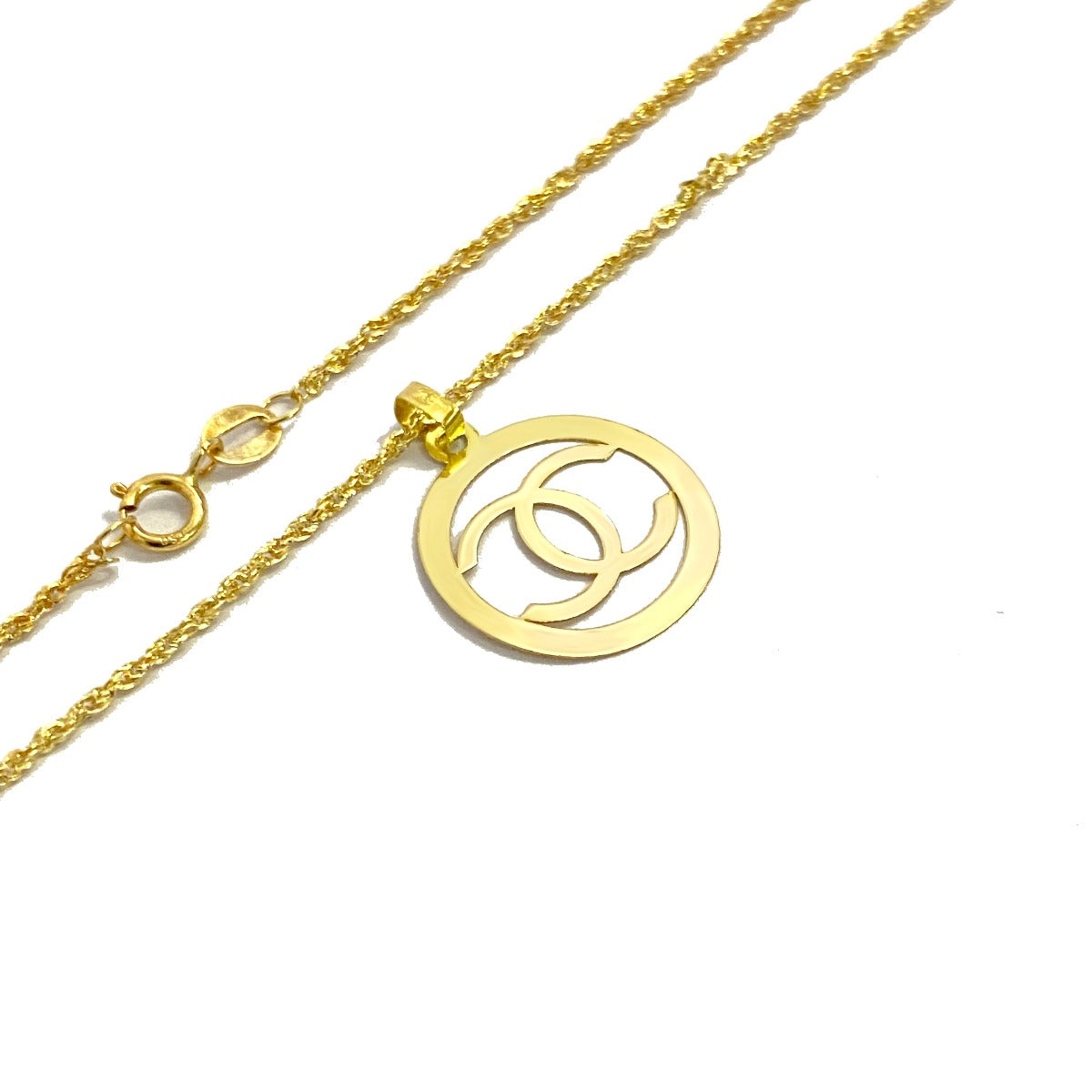 18K Pure Gold Elegant Necklace