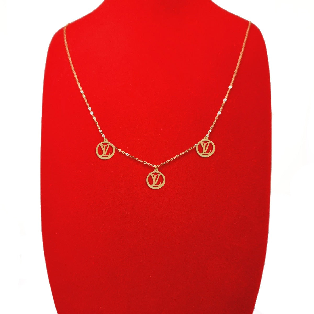 18K Pure Elegant Design Necklace LV