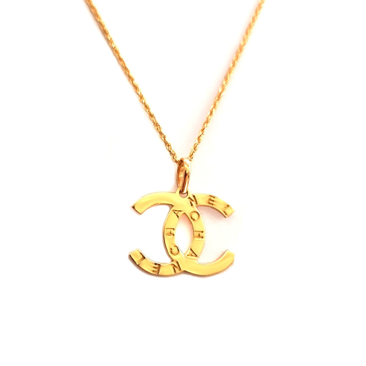 18K Pure Gold Elegant Necklace