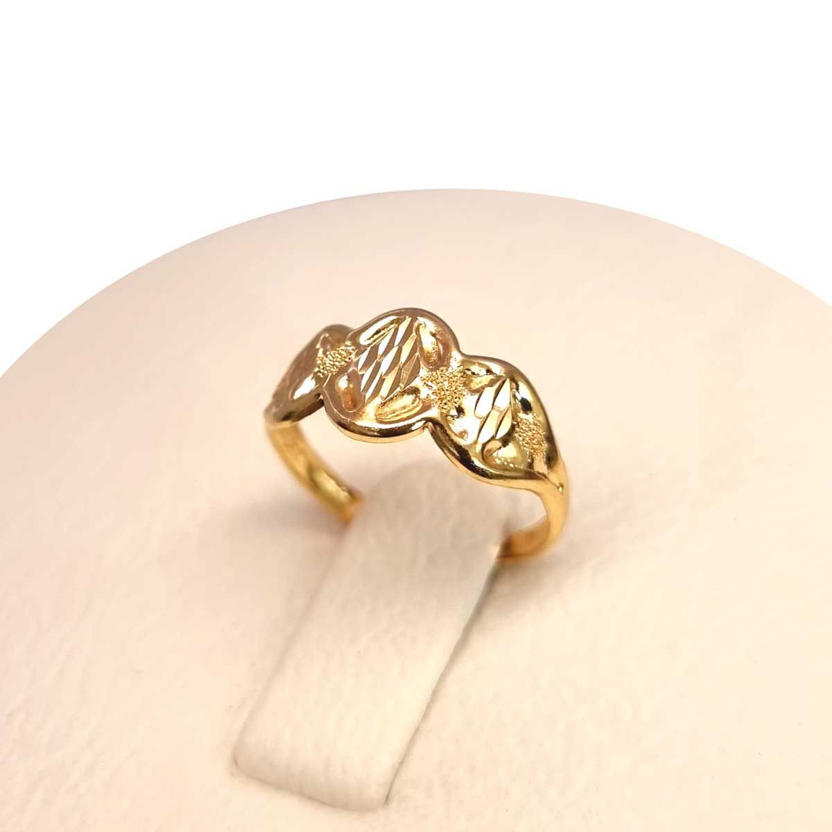 18K Pure Gold Ring