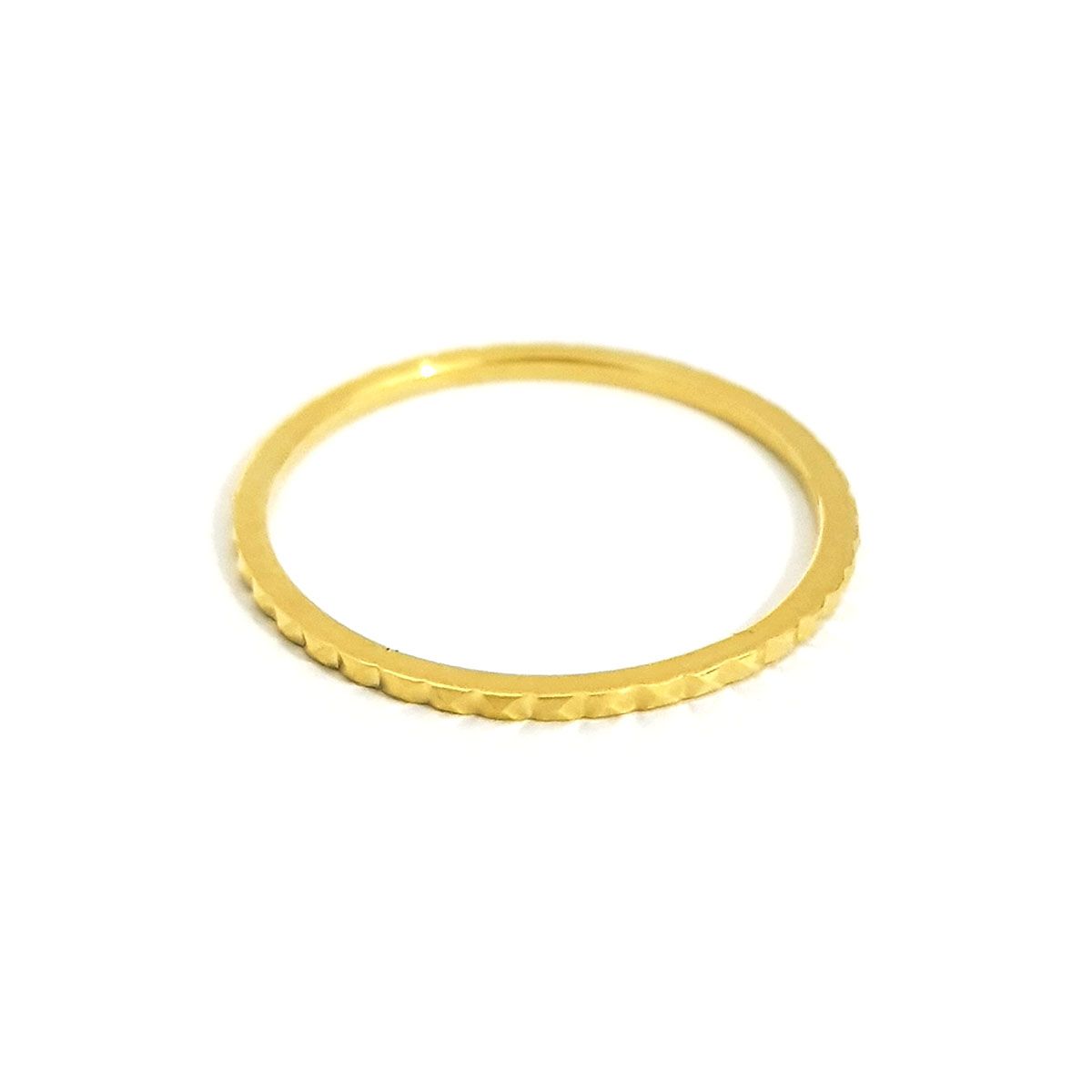 18K Pure Gold Ring