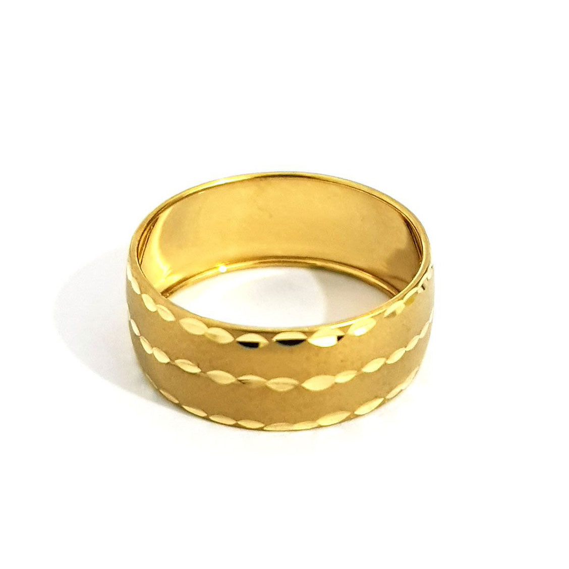 GR336-18K Solid Gold Elegant Ring