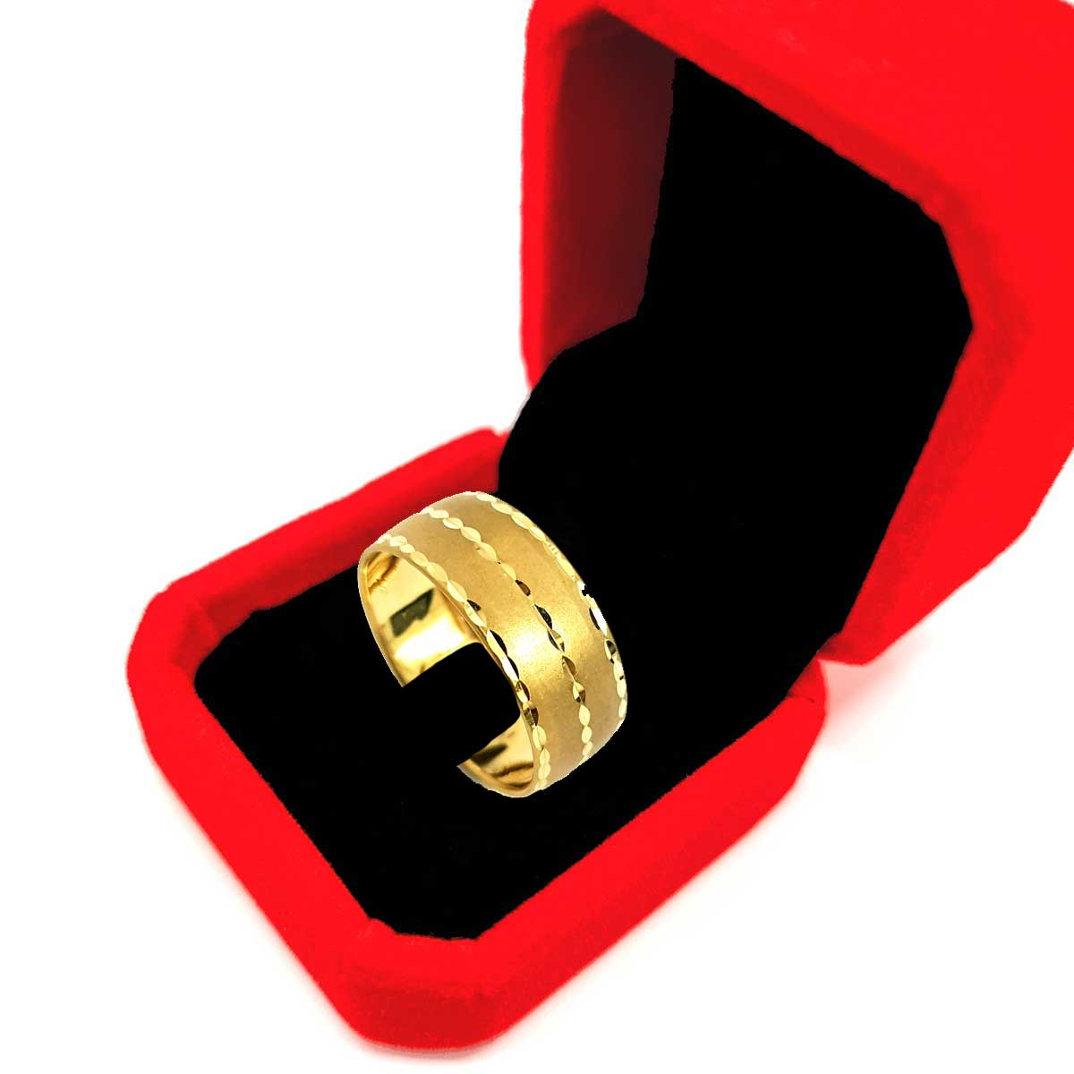 GR336-18K Solid Gold Elegant Ring