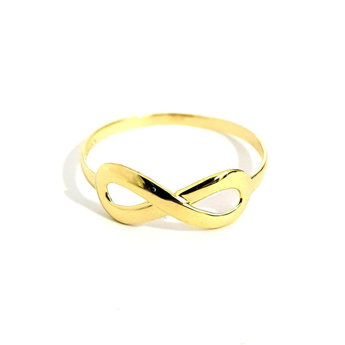 18K Pure Gold Infinity Ring