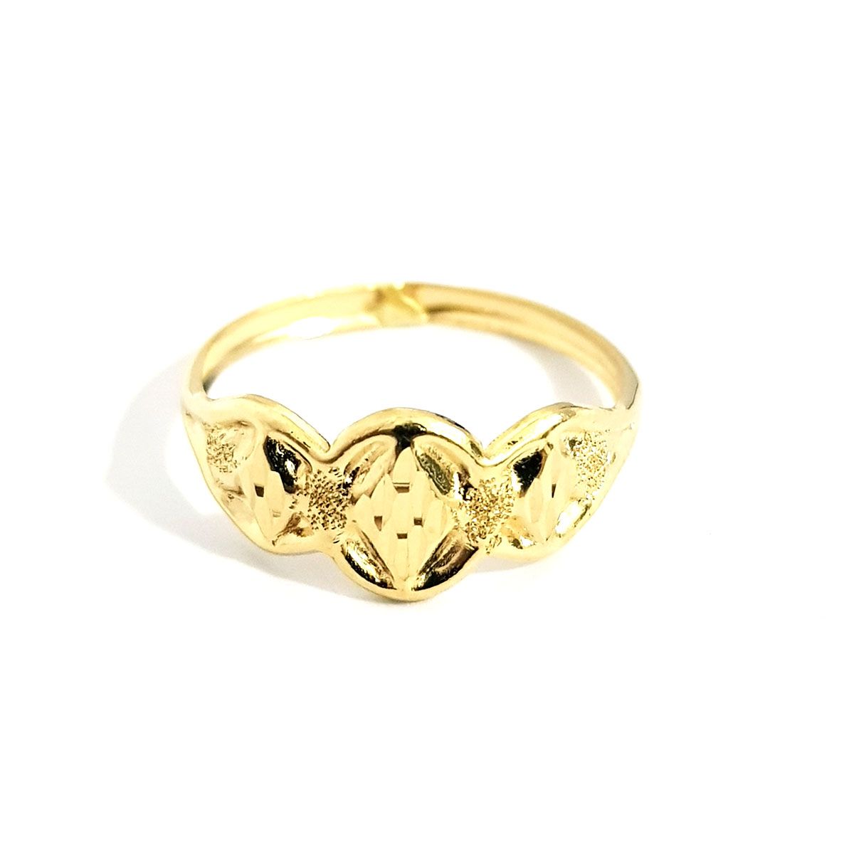 18K Solid Gold Elegant Ring 