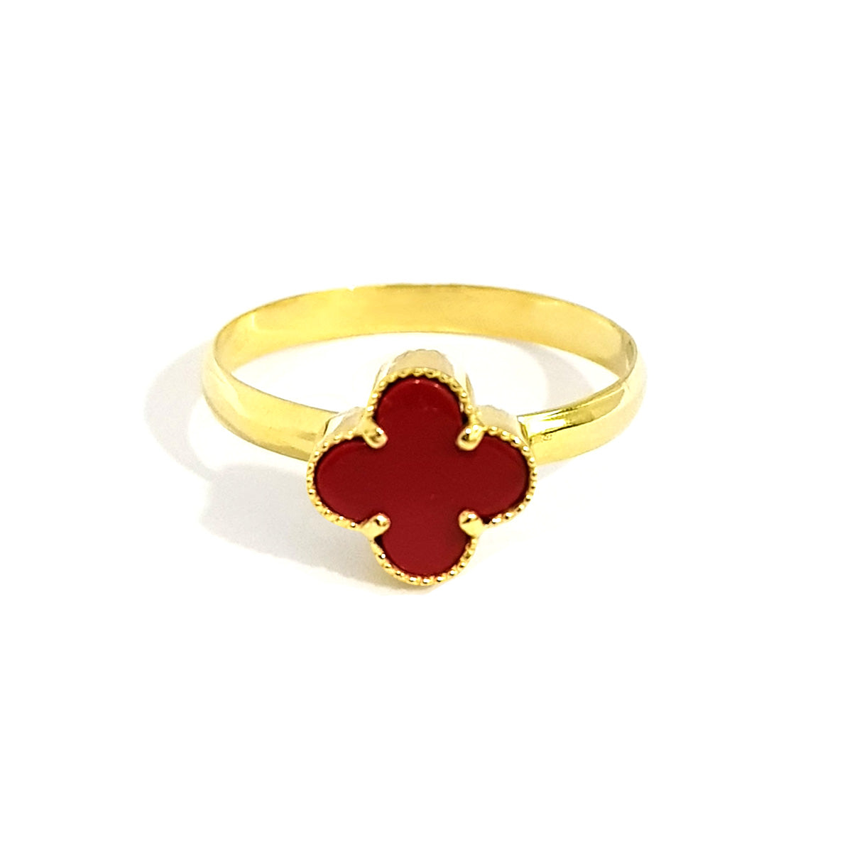 18K Pure Gold Elegant Design Ring