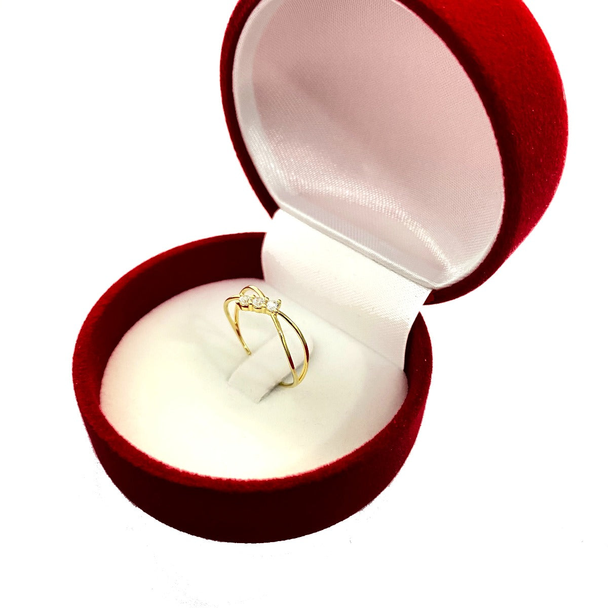 18K Pure Gold Elegant Design Ring