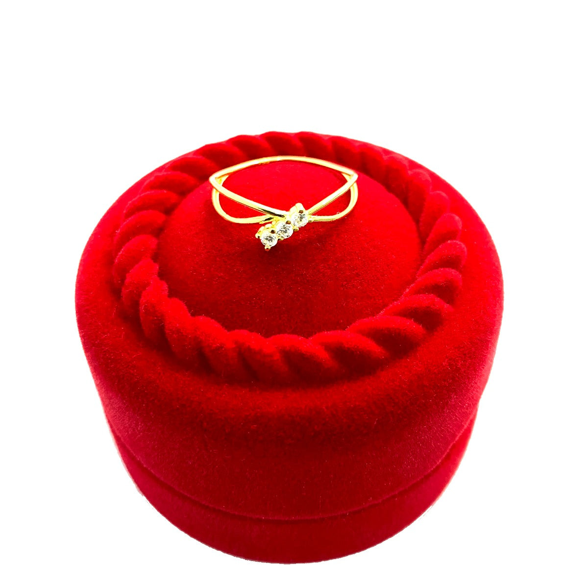 18K Pure Gold Elegant Design Ring