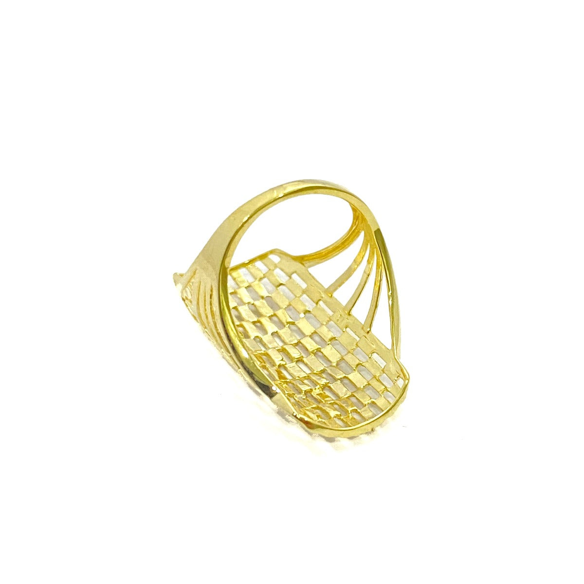 18K Pure Gold Elegant Design Ring