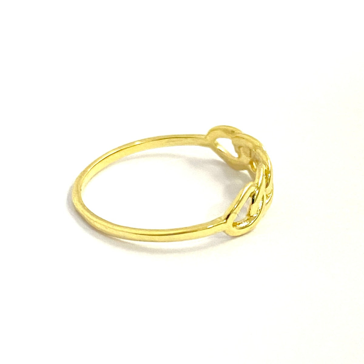 18K Solid Gold Chain Ring Design