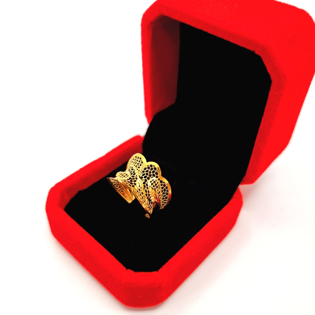 21K Pure Gold Elegant Classy Ring Design
