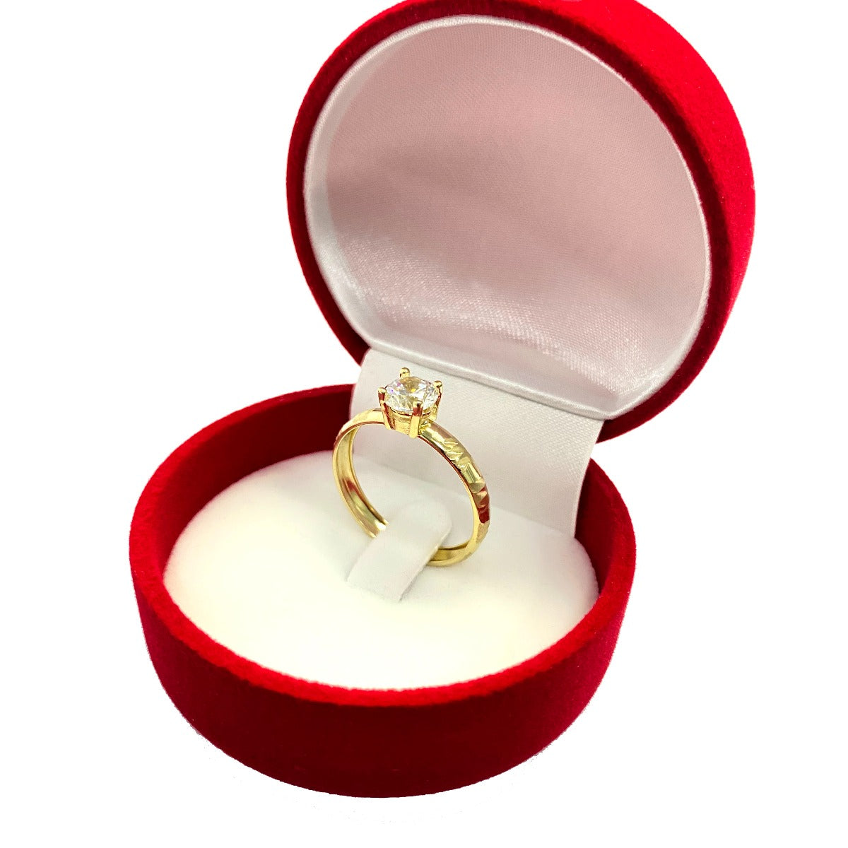18K Solid Gold Solitaire Design