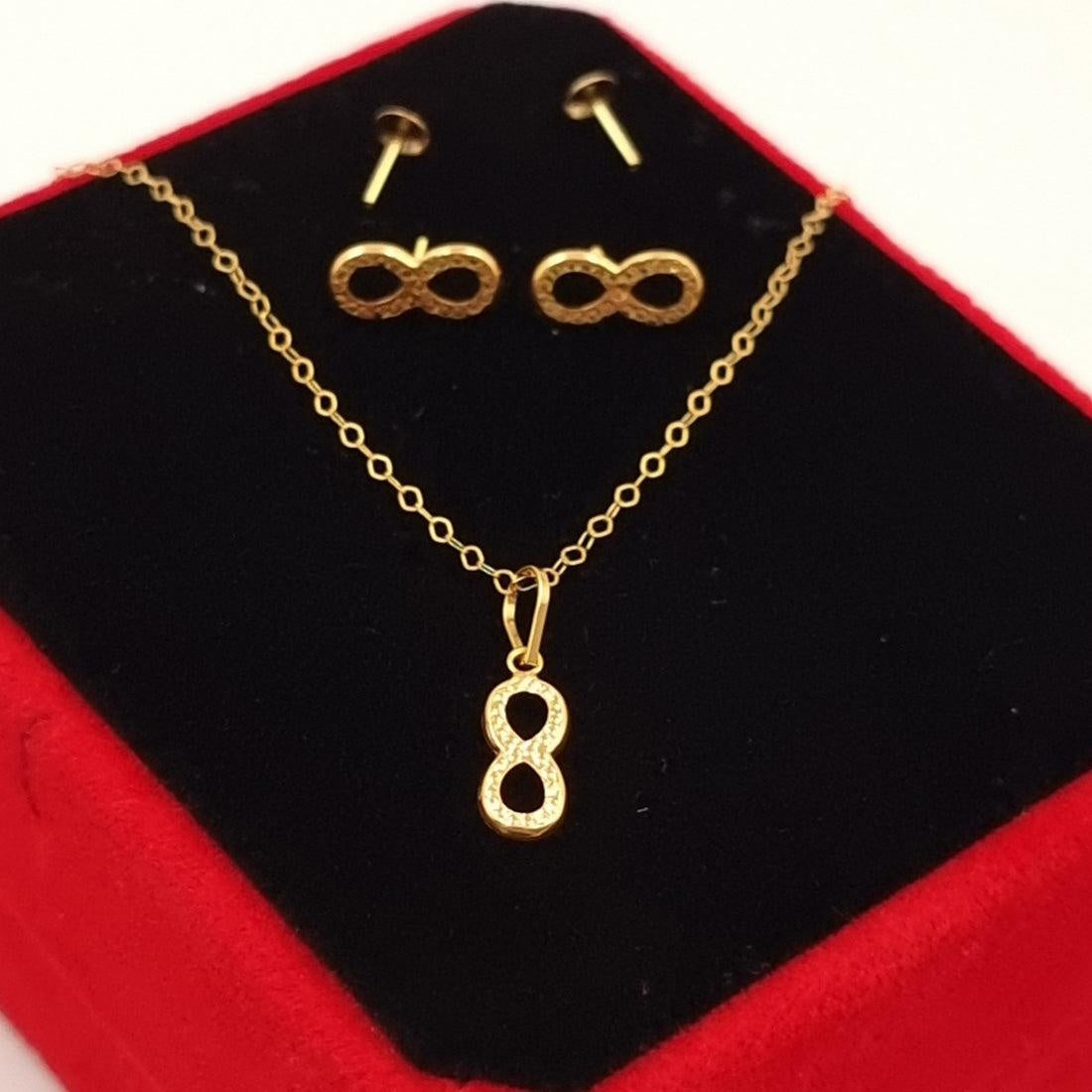 Infinity Screw Kit 18K Pure Gold Infinity Screw Jewelry Set | Gold Jewelry Set | 18K Gold ...
